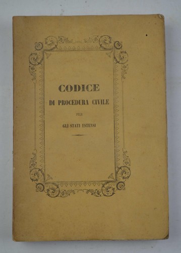 Codice procedura civile - di, per
