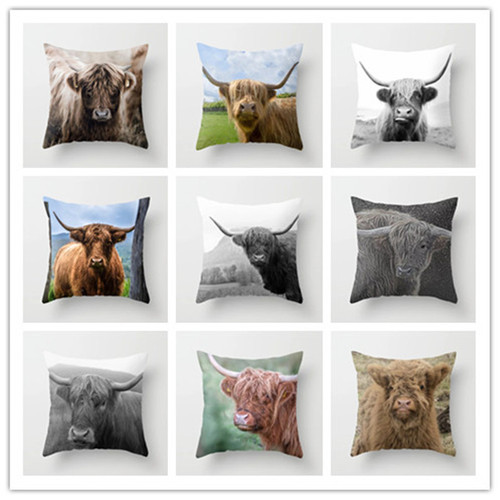 Copricuscino highland mucca - copricuscino,