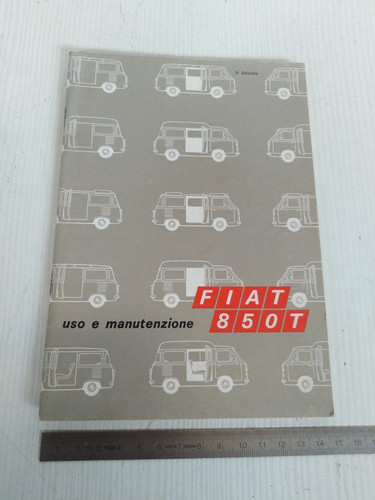 Manuale uso manutenzione - uso, 1972