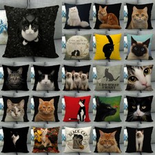 Carino Copricuscino Nero Gatto