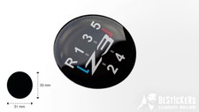 1 Adesivo cambio pomello marce bmw gearknob z3  M sport z3