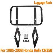 Per Honda CN250 Kit Portapacchi Posteriore in Metallo Montaggio Elica Bagagliaio 1985-2008 Nero