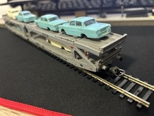 Lima Carrozza Bisarca S.I.T.F.A con 6 Auto Mercedes Anni 60