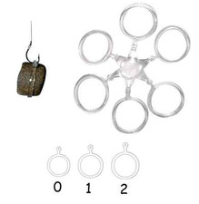 18 anellini elastici per esche
