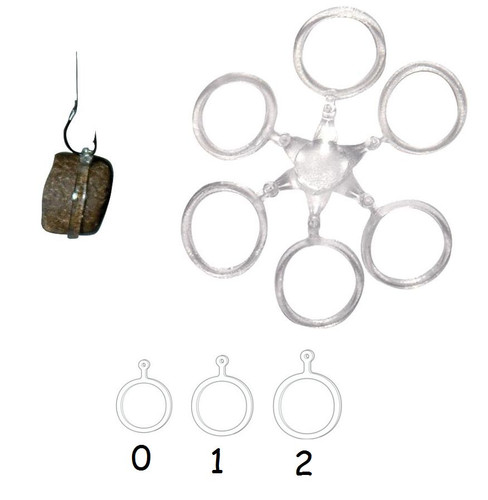 Anellini elastici per esche - 18,