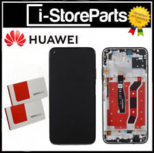 DISPLAY LCD FRAME NERO TOUCH PARI ORIGINALE PER HUAWEI P40 LITE 4G JNY-L21A LX1