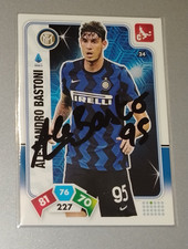 AUTOGRAFO ALESSANDRO BASTONI MAGLIA INTER HAND SIGNED CARD PANINI ITALY SCUDETTO