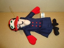 WACKY RACES PLUSH DOLL MASCOT DASTARDLY 20 CM. SUN.L/SEGA 1991