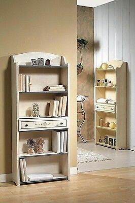 Libreria legno laccata - laccata, bianca