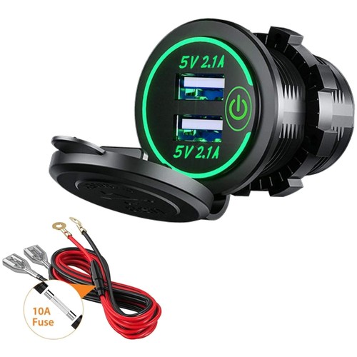 Caricabatterie usb auto 12v24v - auto,