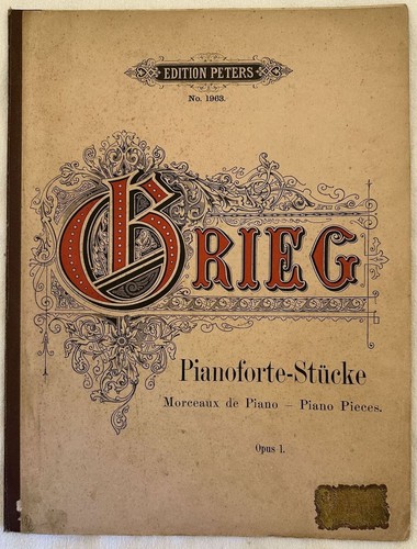 Edvard grieg vier stucke - edvard,