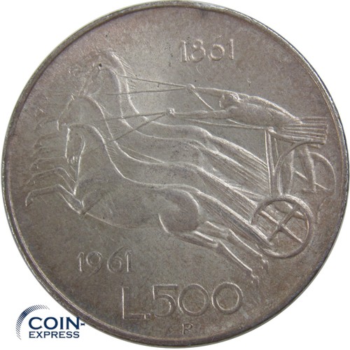 Moneta 500 lire - italia, 1961