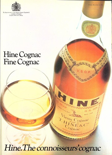 Vintage advert for hine - advert,