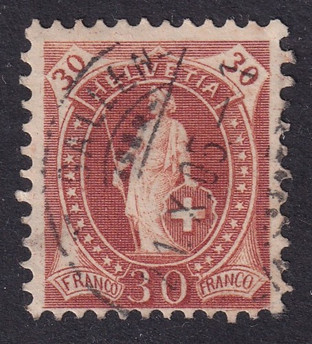 Svizzera 1892 helvetia - svizzera,