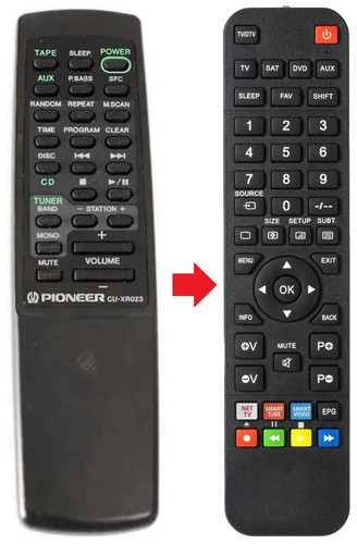 Telecomando adatto per pioneer - telecomando,