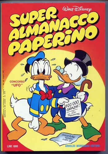 345 super almanacco paperino - almanacco,