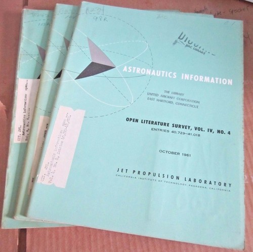 Astronautics information 1961 - information, 1961'