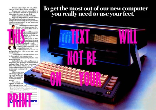 Commodore sx64 page magazine - commodore,