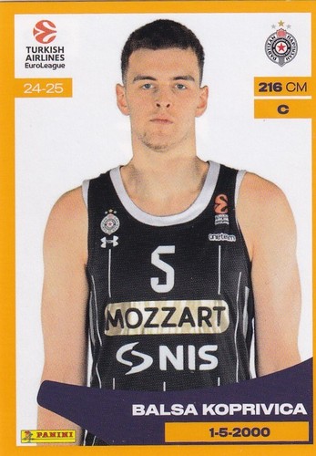 Panini 2024 euroleague - 2024-25,