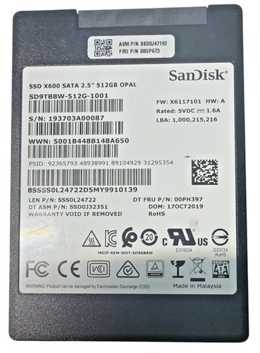 Sandisk ssd x600 - ssd, sata