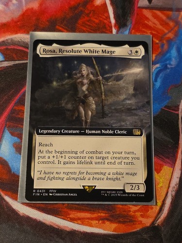 Rosa resolute white mage - white,