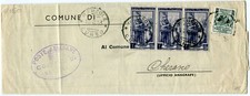 1953 Italia al Lavoro Comune di Narzole Cuneo dest Cherasco Ufficio Anagrafe
