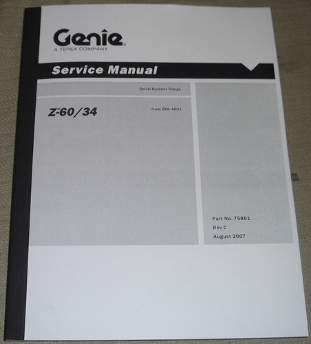 Genie 60 34 - genie, z-60/34