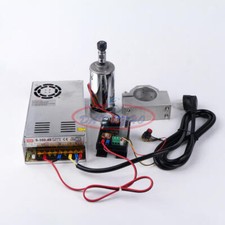 Kit motore mandrino CNC 300W ER11 + alimentatore + morsetto 52mm + regolatore velocità #