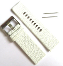 DIESEL Original Cinturino In Pelle DZ7121 Bracciale Bianco 28 Mm