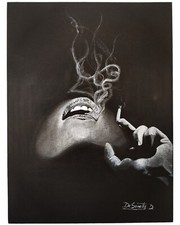 Quadro/Dipinto Olio su tela, 30x25 - Ossigeno - D. De Sanctis - 2020