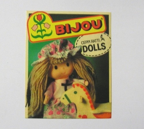 Old sticker - sticker, doll