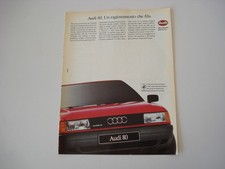 advertising Pubblicità 1989 AUDI 80