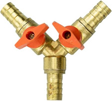 Raccordo a Y a 3 vie con clip