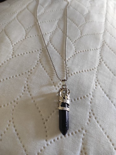 Collana ametista nera gemma - ametista,