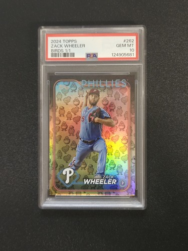2024 topps zack wheeler - zack, birds