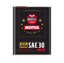 MOTUL SAE 30 2lt OLIO MINERALE PER AUTO D'EPOCA E VEICOLI STORICI PRIMA DEL 1950
