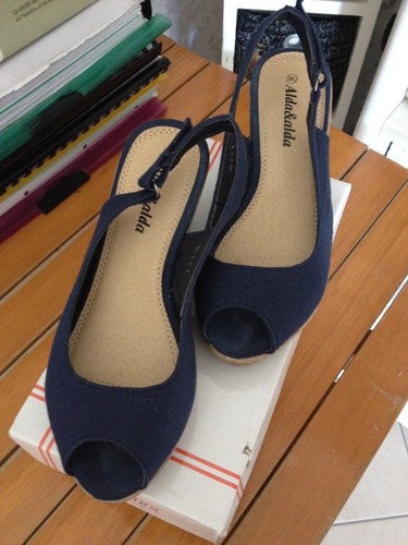 Scarpe zeppe tessuto - zeppe,
