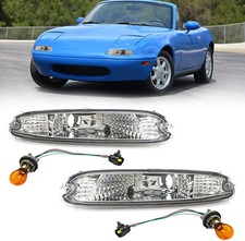 Frecce Luci Indicatori Anteriori Mazda MX5 NA 1990-1997 Design Cromato