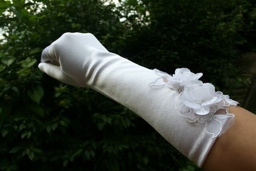Guanti sposa dito bianco - guanti, da