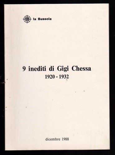 Gigi chessa catalogo mostra - chessa,