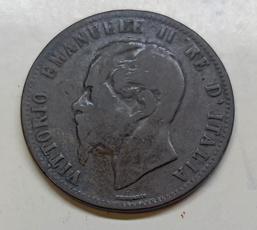 Moneta centesimi 1867 - moneta, 10