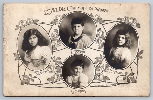 Cartolina principi savoia - cartolina,