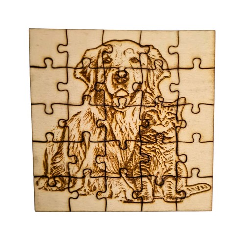 Puzzle personalizzato laser - puzzle,