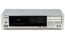 Onkyo TA-2430 Cassettiera Argento Vintage Tapedeck Manutenuto 1 Anno di Garanzia [2]