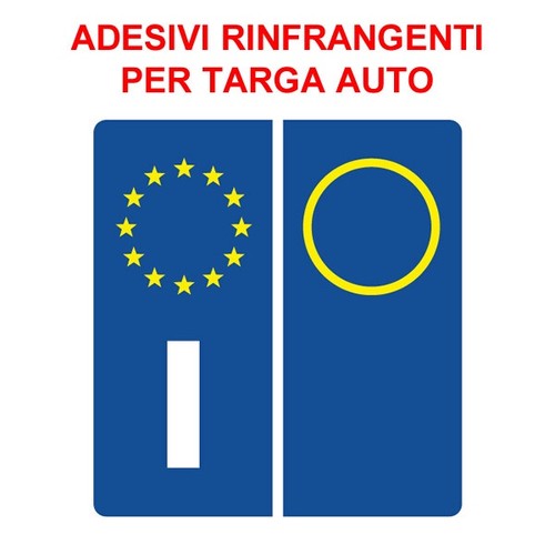 Adesivi vinile targa sigla