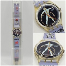 Swatch Gent “Discobolus” GK141 – Vintage NOS Watch – Original Box – Working