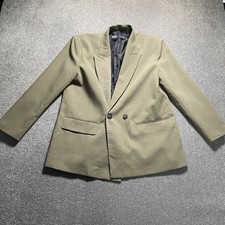 Zara Giacca Uomo Blazer Verde