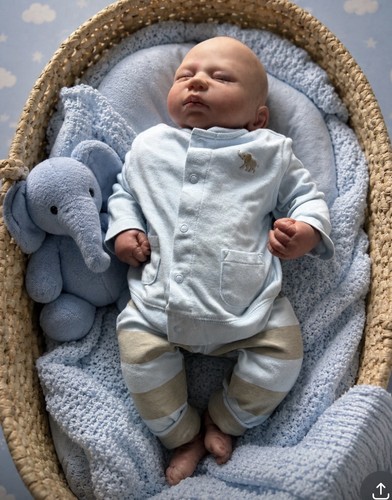 Bambola reborn morgan - 20",
