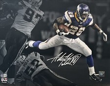 Foto firmata adrian peterson - foto,