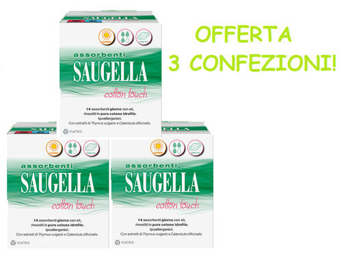 Saugella assorbenti cotton - 3x,